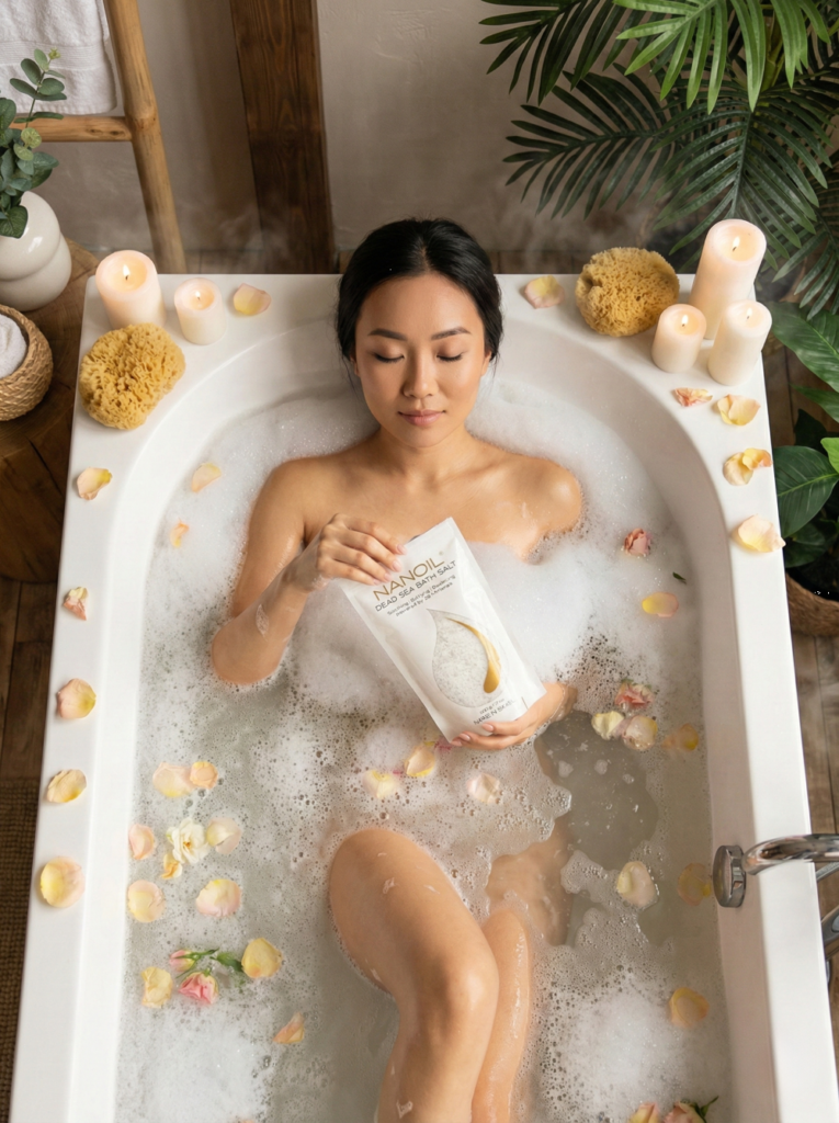 baño con sal nanoil